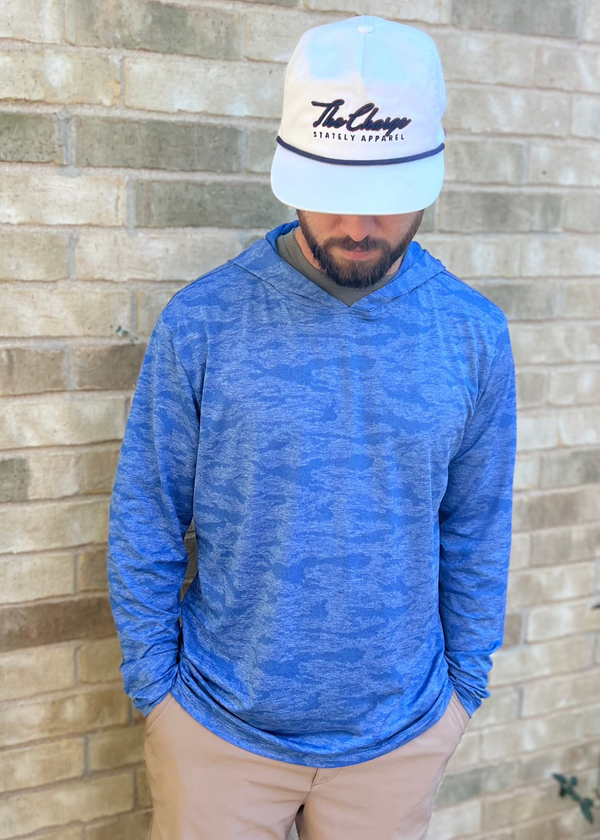 Blue Recon Performance Hoodie