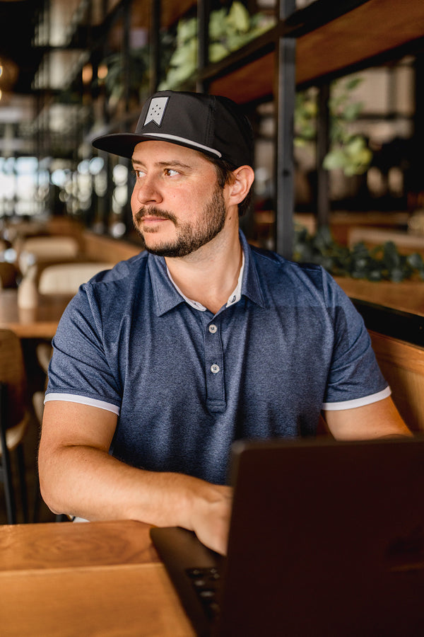 Navy Heather Founder